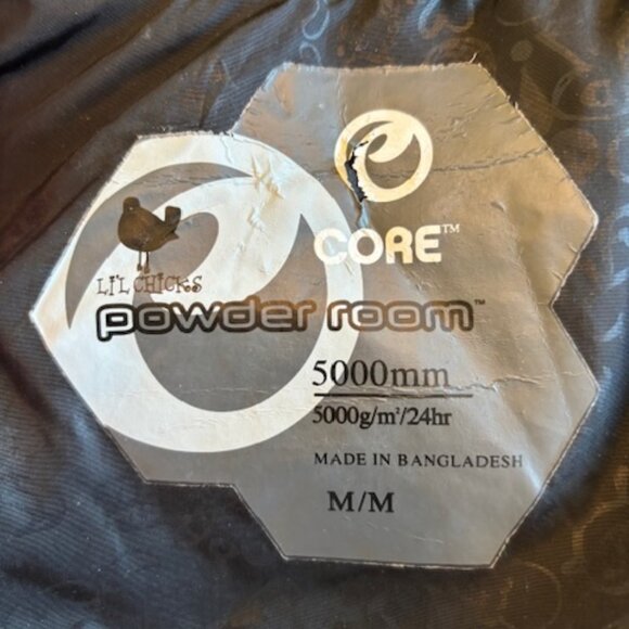 Winter Jacket Core Powder Room Lil Chicks Youth Girl Medium, Jacket - 5,000mm - Picture 10 of 13